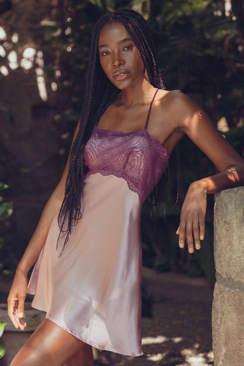 NK Imode Raquel Feminine Lounge Swing Silk Chemise
